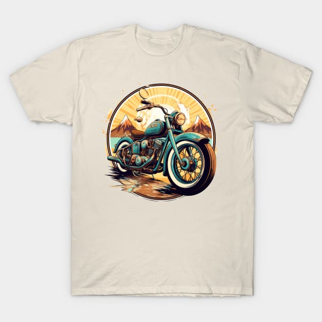 Classic Motorcycle T-Shirt by Urban Archeology Shop Gallery